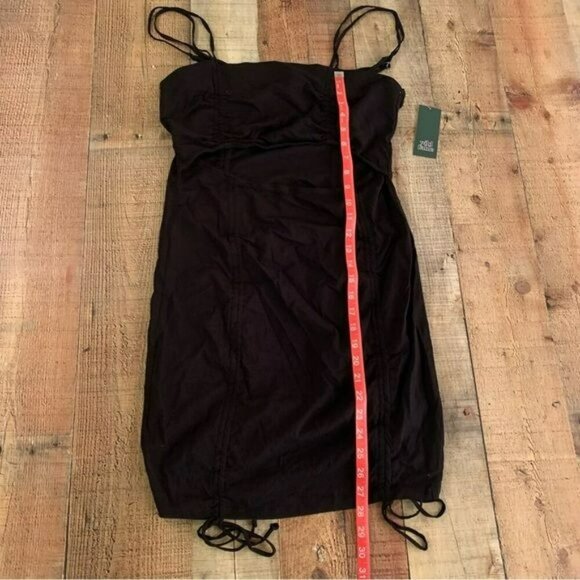 NWT Wild Fable women's size x-large sleeveless mini dress with mid opening black - Picture 7 of 9